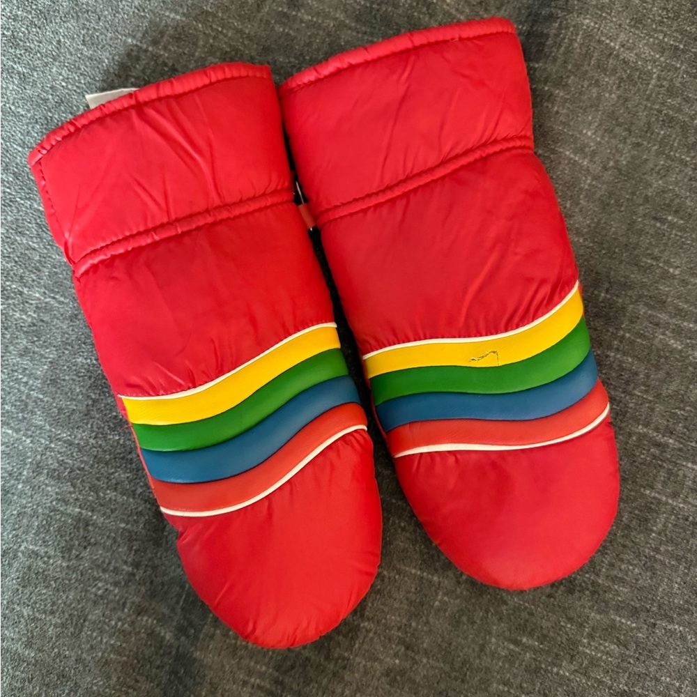 Vintage Colorful adult Mittens